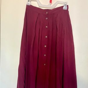 ASOS Midi Skirt with Button Detailing and Pockets!